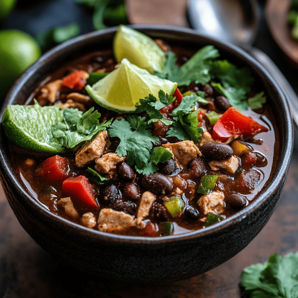 Turkey and Black Bean Chili