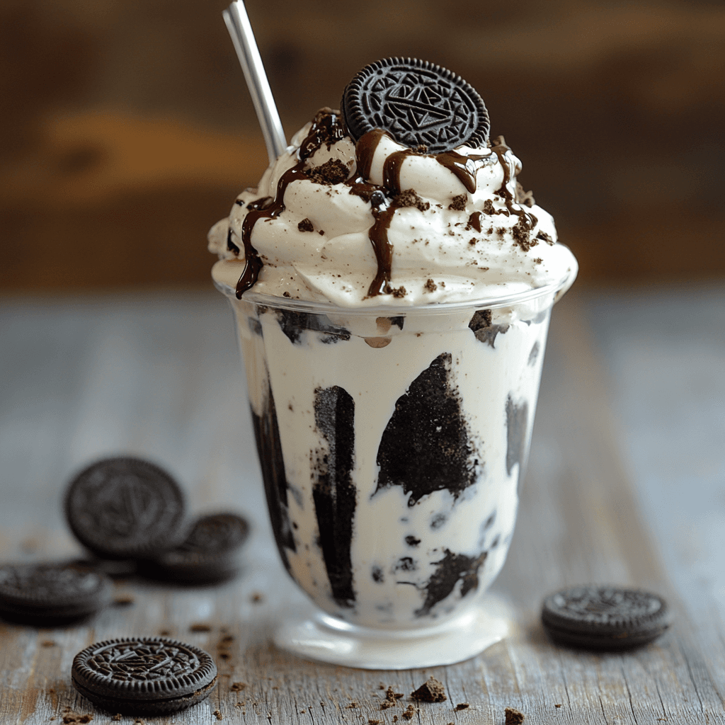 McDonald's-Style Homemade McFlurry with Oreo Cookies