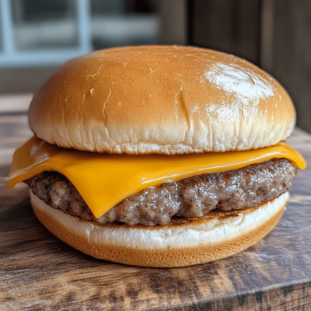 McDonald's-Style Homemade Quarter Pounder with Cheese