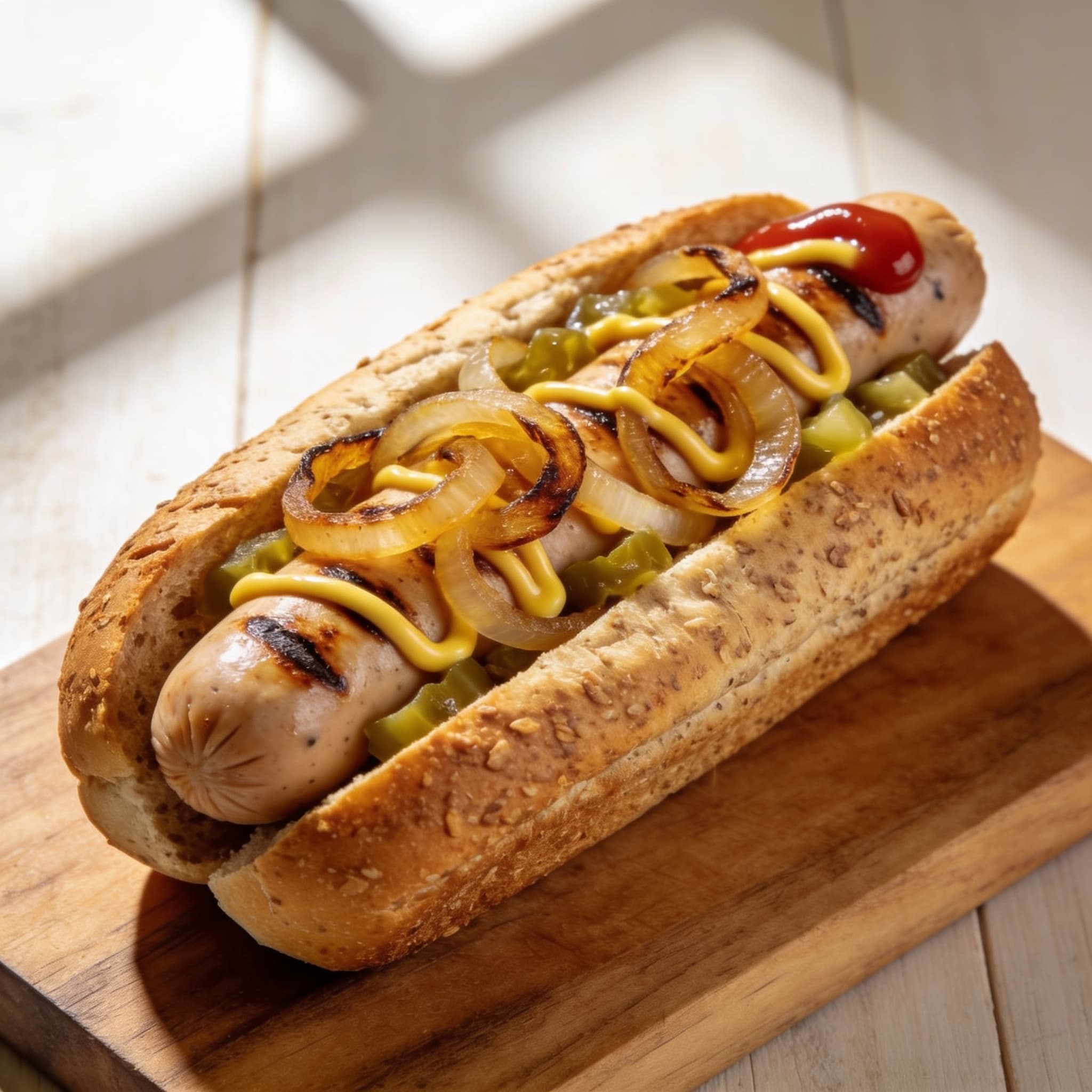 Five Guys Lightened-Up Hot Dog