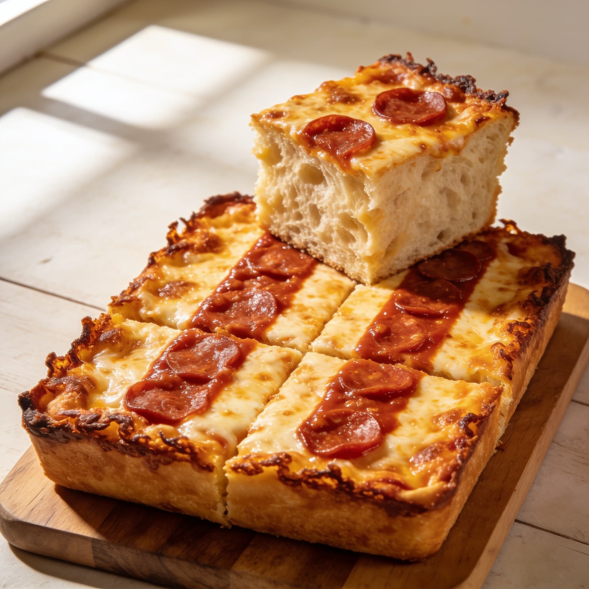 Little Caesars Baked Deep Dish Pepperoni Pizza