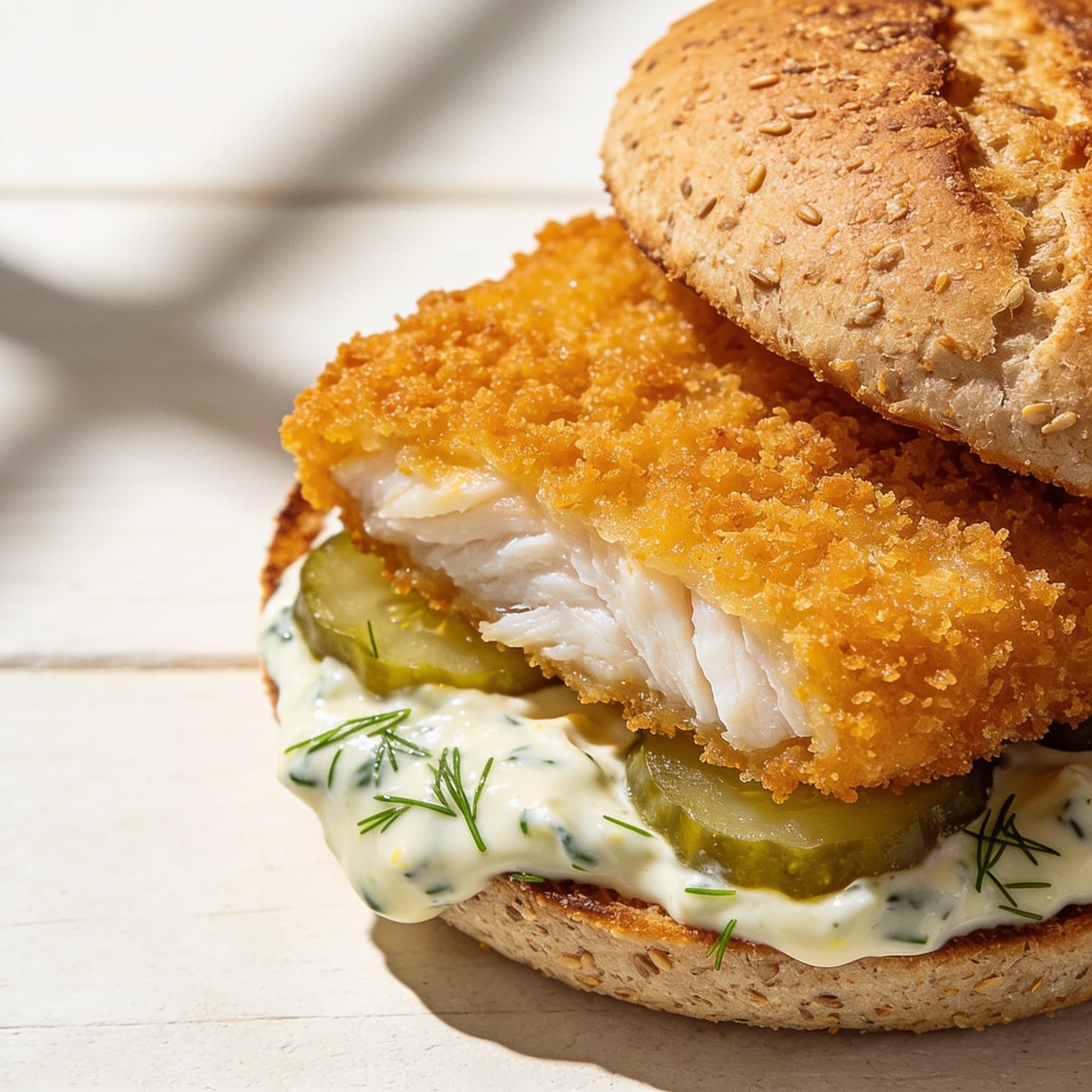 McDonald's Baked Crispy Filet-O-Fish Sandwich