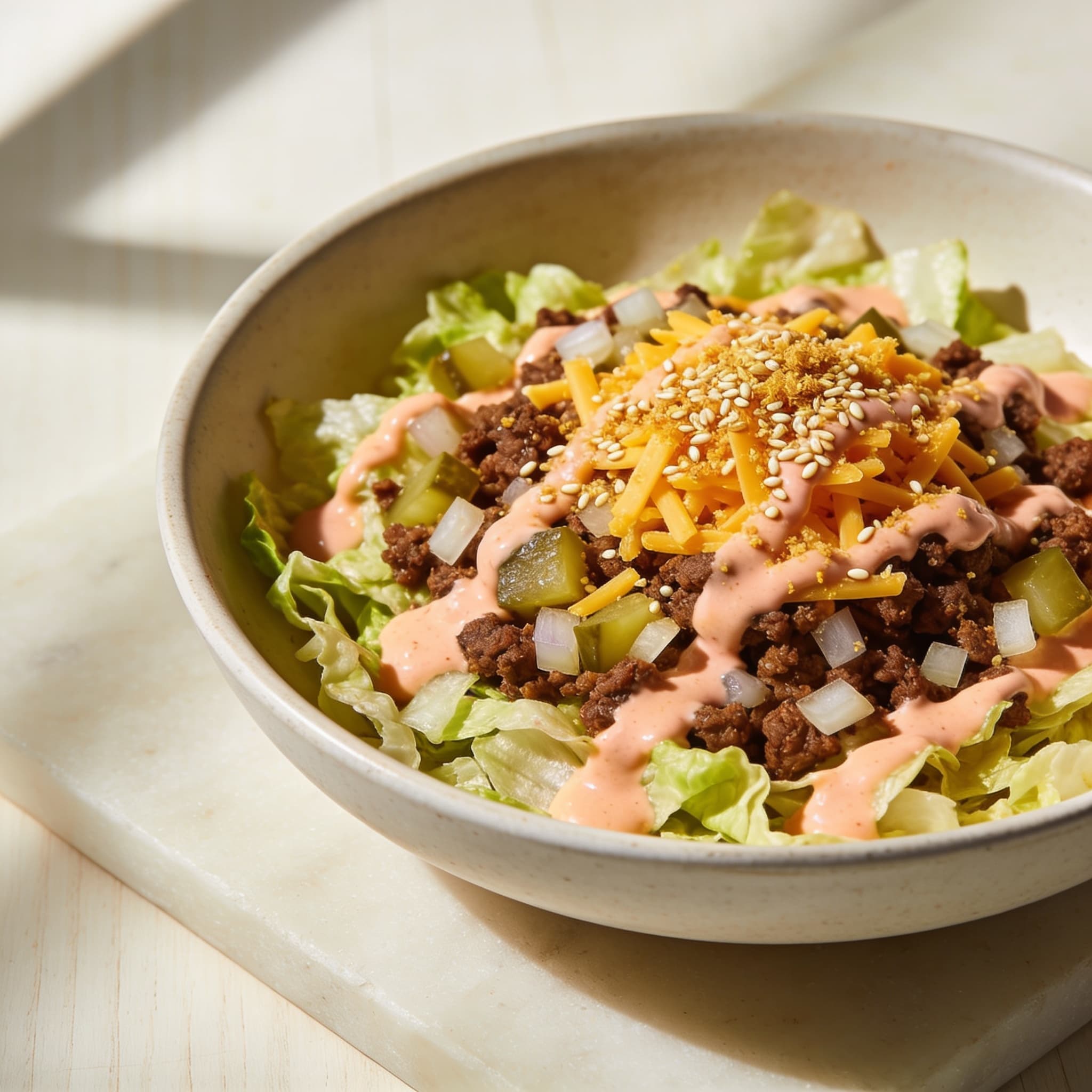 McDonald's High-Protein Big Mac Bowl