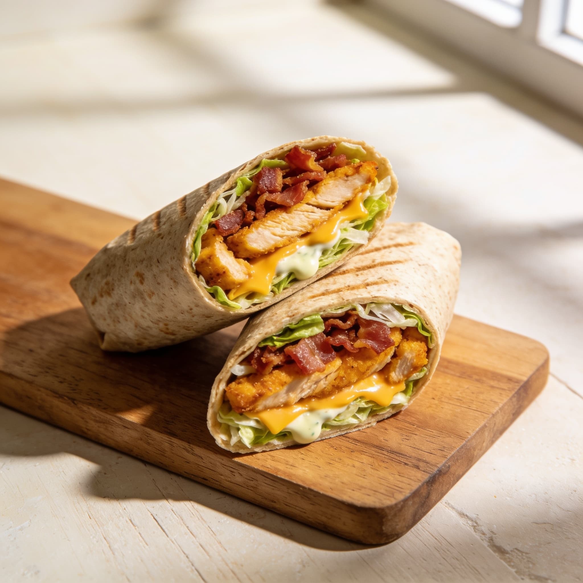 Subway Air-Fried Chicken Bacon Ranch Wrap