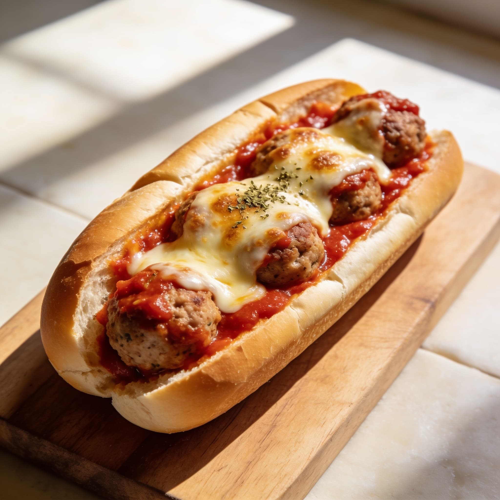 Subway Baked Meatball Marinara Sub