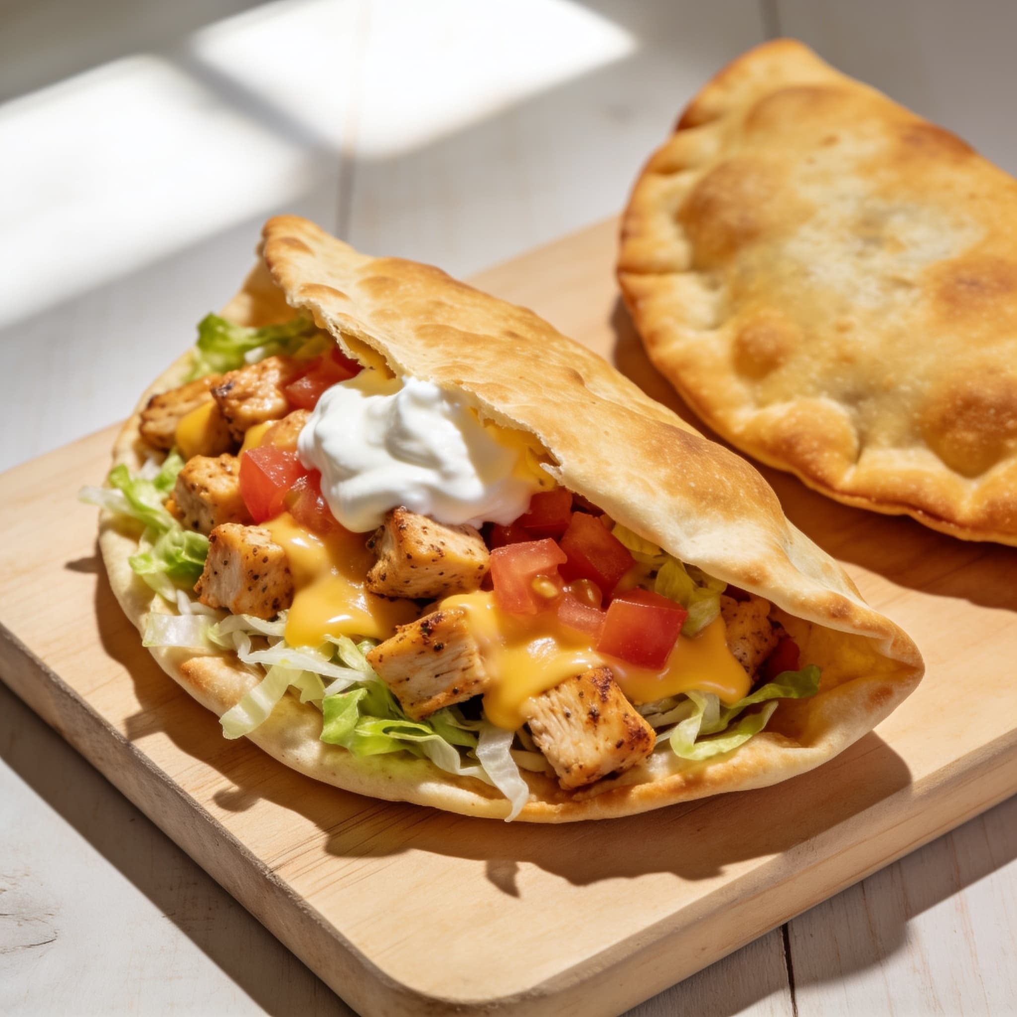 Taco Bell Air-Fried Chicken Chalupa