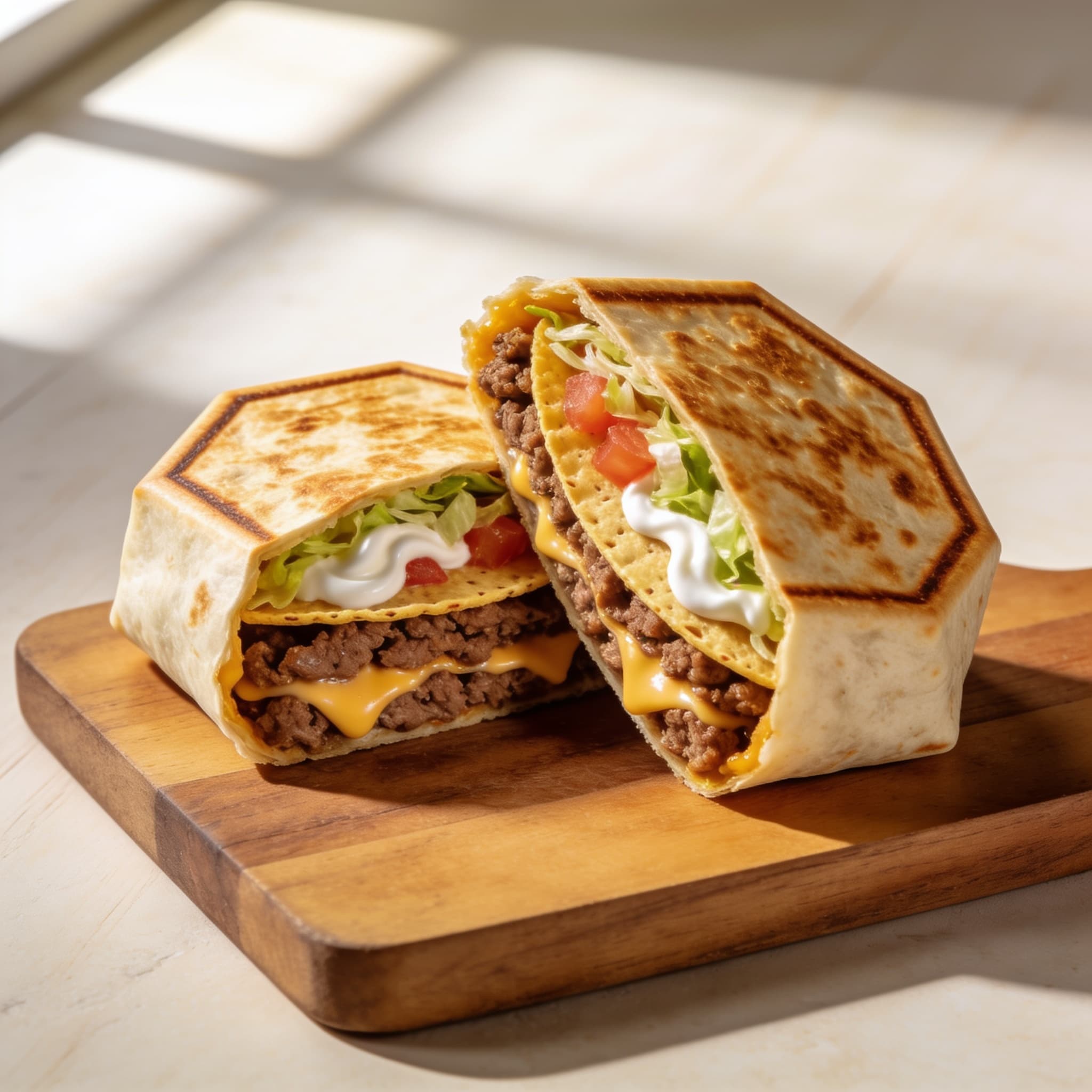 Taco Bell High-Protein Crunchwrap Supreme