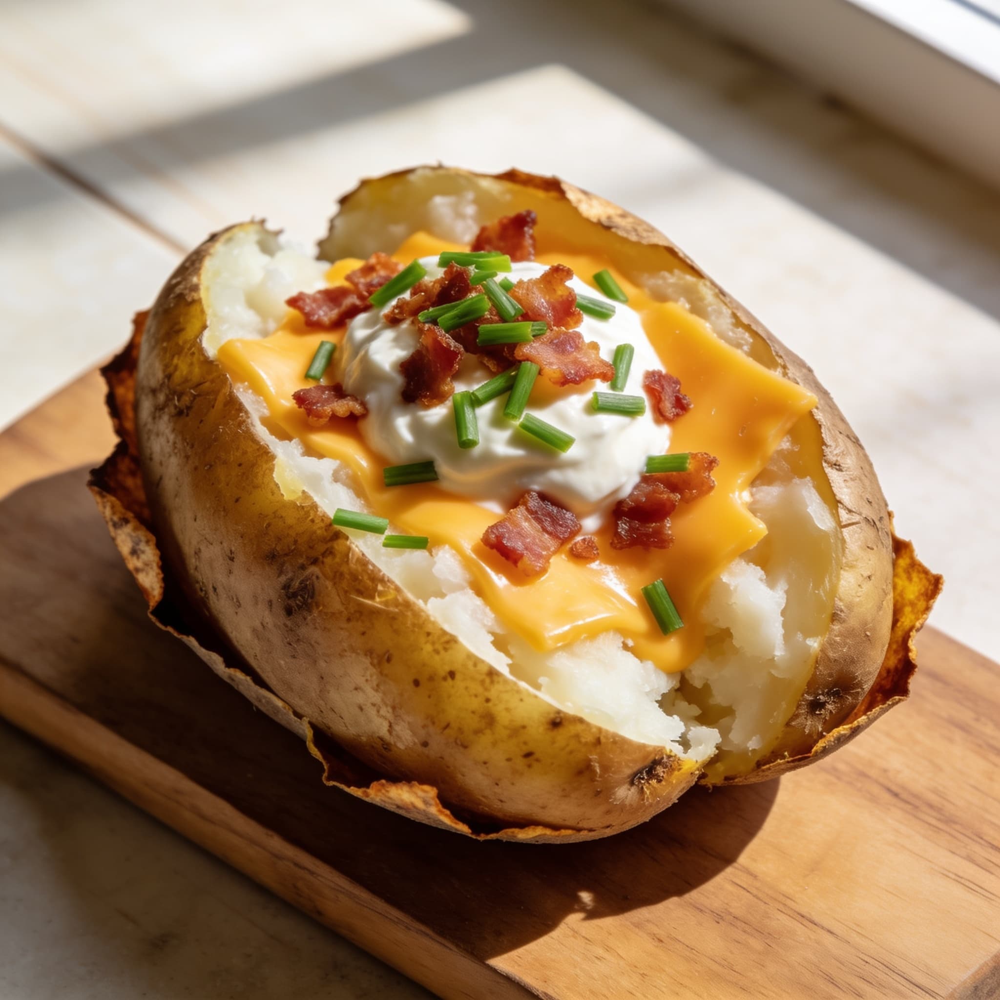 Wendy's Lightened-Up Loaded Baked Potato